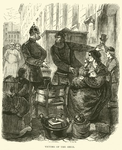 Kuşatmanın kurbanları, Şubat 1871 by English School