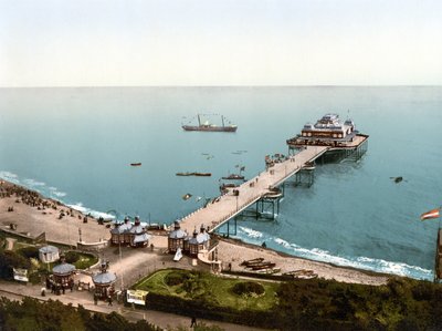 Victoria İskelesi, Folkestone (el renginde fotoğraf) by English School