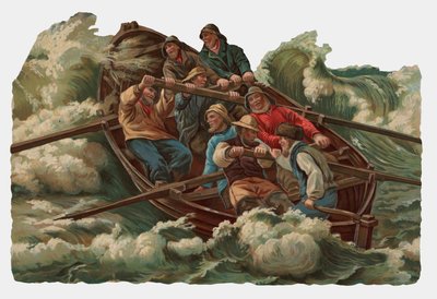 Viktorya dönemi artıkları (chromolitho) by English School