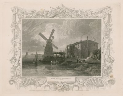 Battersea'nin yakınından görünüm by English School
