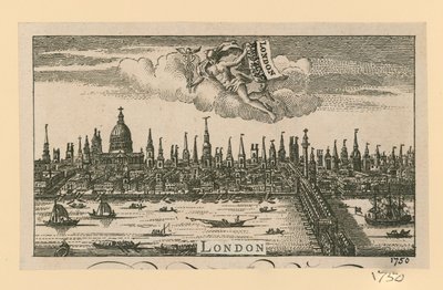 Londra manzarası by English School