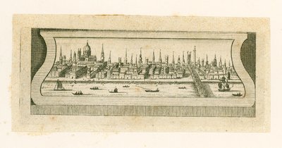Londra manzarası by English School
