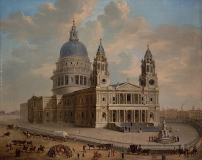 Figürlerin Ön Planda Olduğu St.Paul Katedrali