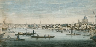 Thames Nehri'nin görünümü, Londra by English School