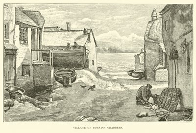 Cornish yengeçleri köyü by English School