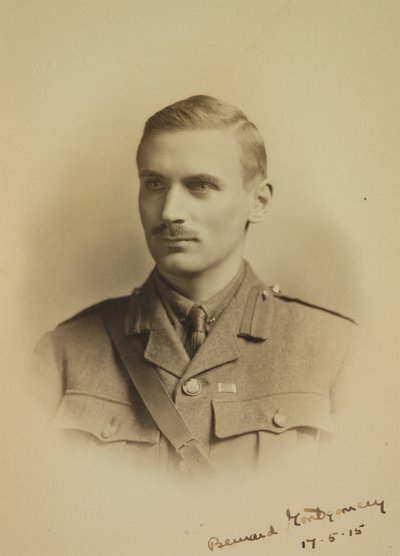 Vikont Bernard Law Montgomery (1887-1976), 91. Piyade Tugayı Tuğgenerali olarak, 17 Mayıs 1915 by English School