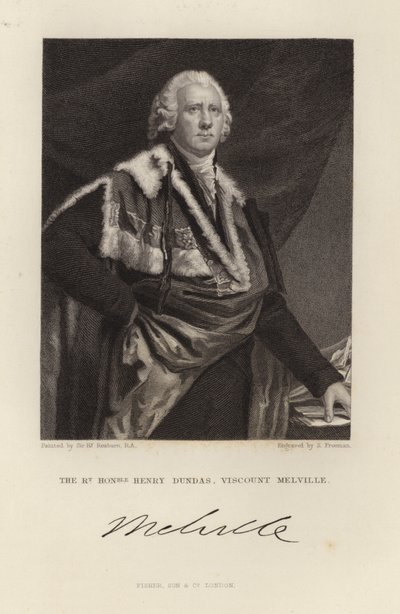 Vikont Melville by English School