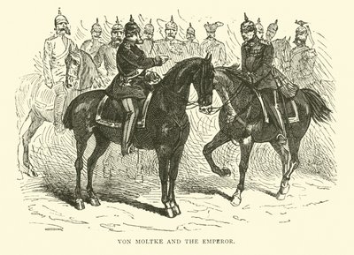 Von Moltke ve İmparator, Ocak 1871 by English School