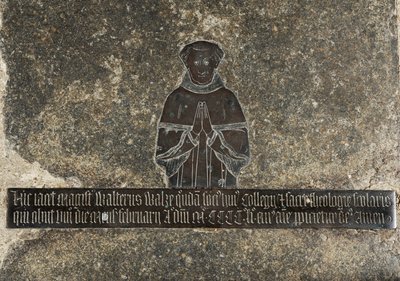 Walter Wake, c.1451-52 (pirinç) by English School