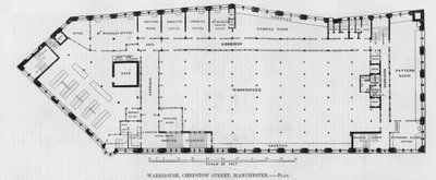 Depo, Chepstow Caddesi, Manchester (gravür) by English School