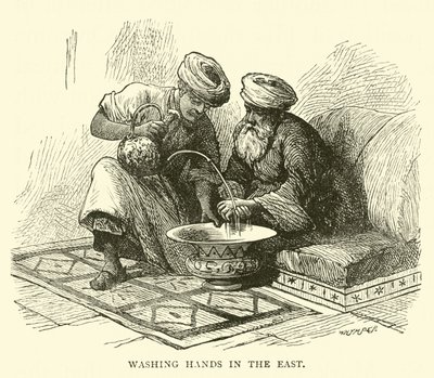 Doğuda el yıkamak by English School