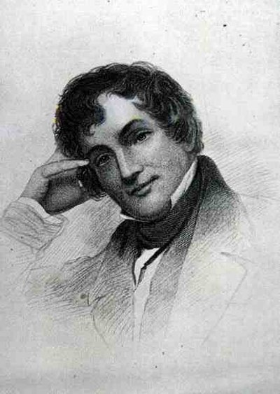 Washington Irving (1783-1859) (gravür) by English School