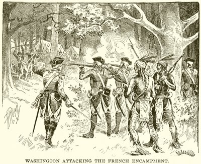 Washington, Fransız Kampına Saldırıyor by English School