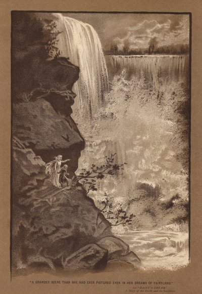Şelale (renkli lito) by English School
