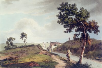 Waterloo, gravür C. Turner, 1816 (renkli gravür) by English School