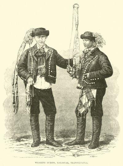 Düğün misafirleri, Kolosvar, Transilvanya by English School
