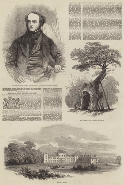 Welbeck Manastırı (gravür) by English School