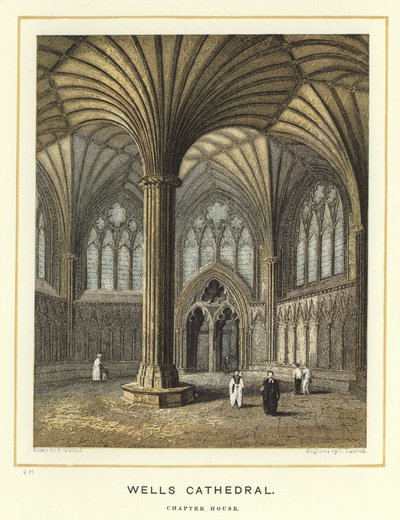 Wells Katedrali, bölüm evi by English School