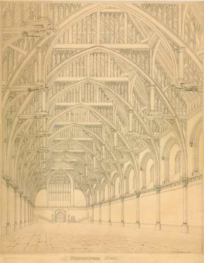 Westminster Salonu, 1814 by English School