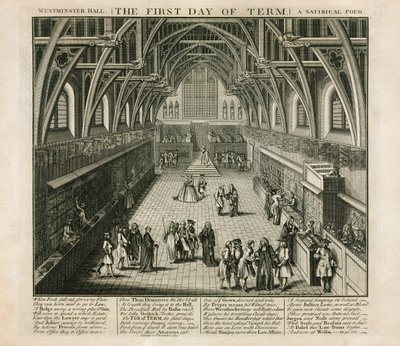 Westminster Hall, Dönemin İlk Günü, Bir Hiciv Şiiri by English School