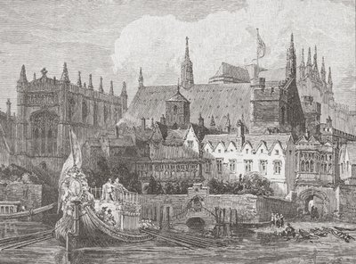 Charles I, c.1625-49 saltanatı sırasında Thames