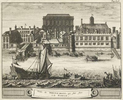 Whitehall, Westminster, Londra, BK (gravür) by English School