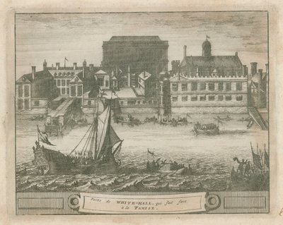 Thames nehrinden Whitehall by English School