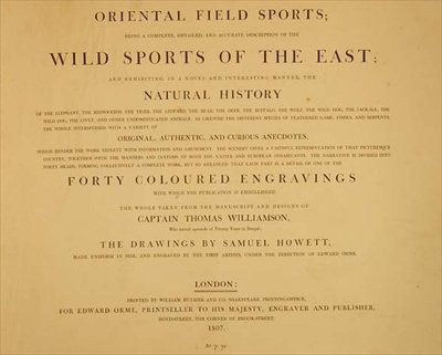 Doğunun Vahşi Sporları: "Oriental Field Sports, a Collection of Drawings", pub