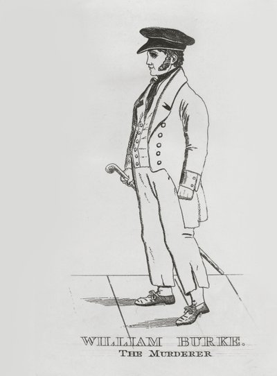 William Burke, c.1829 (gravür) by English School