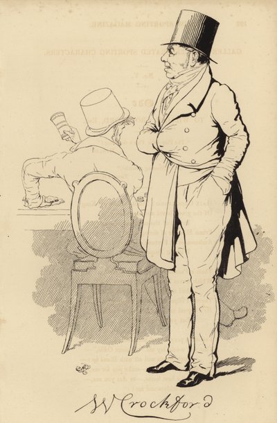 William Crockford, Londra kumar kulübü sahibi by English School