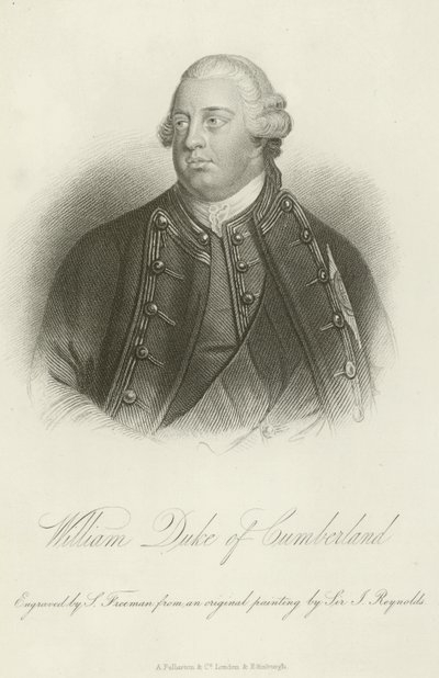 William, Cumberland Dükü by English School