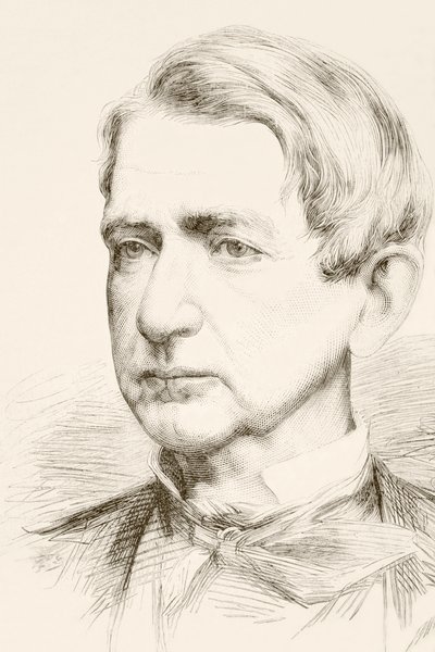 William Henry Seward, Kıdemli (litho) by English School