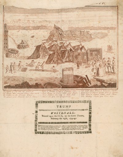 William Hogarths Frost Fuarı Hatırası by English School