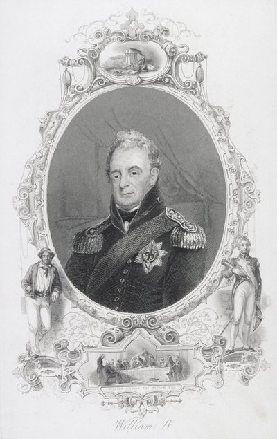 William IV (1765-1837) Büyük Britanya, İrlanda ve Hannover Kralı by English School