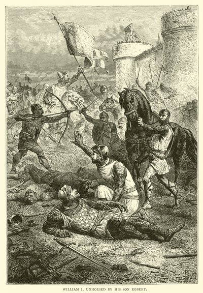 William, oğlu Robert tarafından atsız by English School