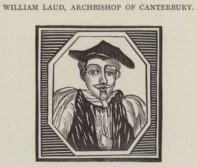 William Laud, Canterbury Başpiskoposu (gravür) by English School