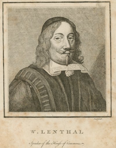 Avam Kamarası Başkanı William Lenthal by English School
