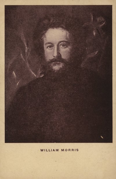 William Morris (1834-1896), İngiliz tekstil tasarımcısı, sanatçı ve yazar (lito) by English School