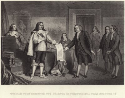 William Penn, Charles II