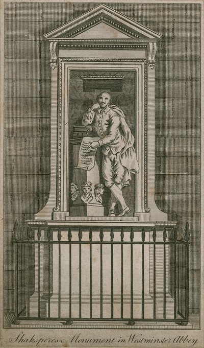 William Shakespeare anıtı by English School