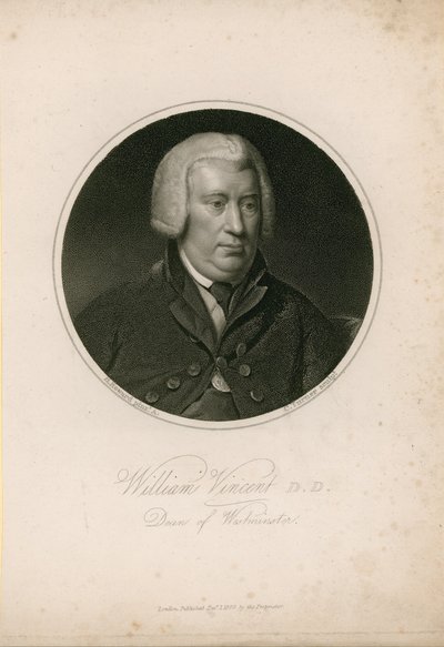 William Vincent, Westminster Dekanı by English School