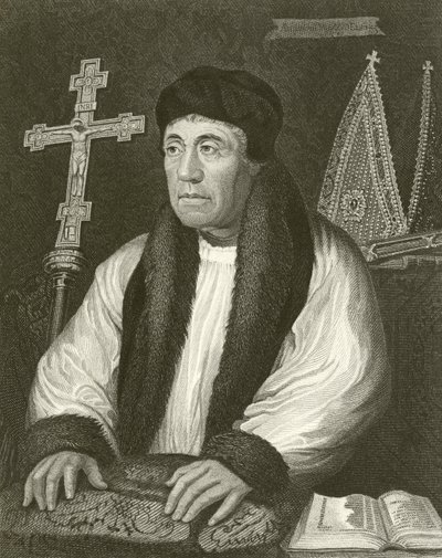 William Warham, Canterbury Başpiskoposu by English School