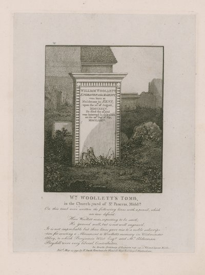William Woolletts mezarı by English School