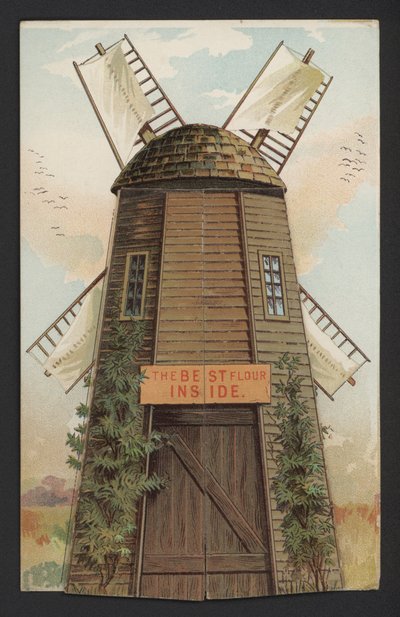 Yel değirmeni (renkli taş) by English School