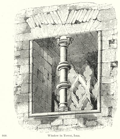 Kuledeki Pencere, Iona (gravür) by English School