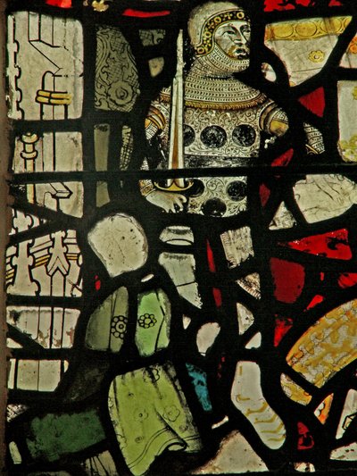 Bir şövalyeyi gösteren pencere s5 by English School