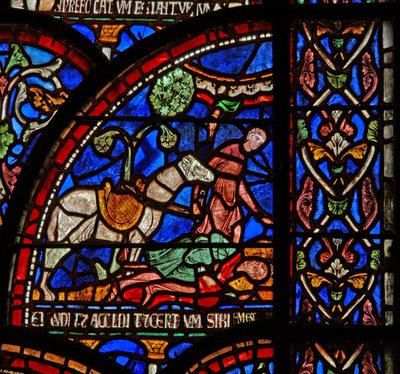 St Thomas Becket Mucizesi penceresinden bir sahneyi gösteren Windows 7: Gloucester