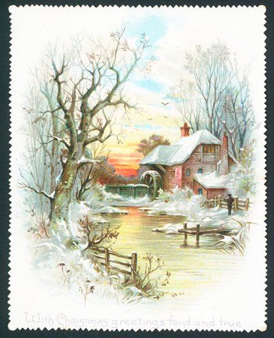 Sevgi dolu ve gerçek Noel selamları ile - Noel kartı by English School