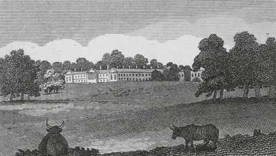 Woburn Manastırı (gravür) by English School