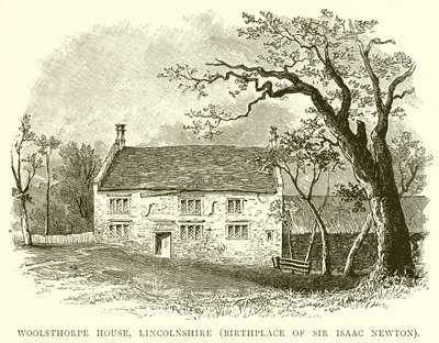 Woolsthorpe House, Lincolnshire (Sir Isaac Newton'un Doğum Yeri) by English School